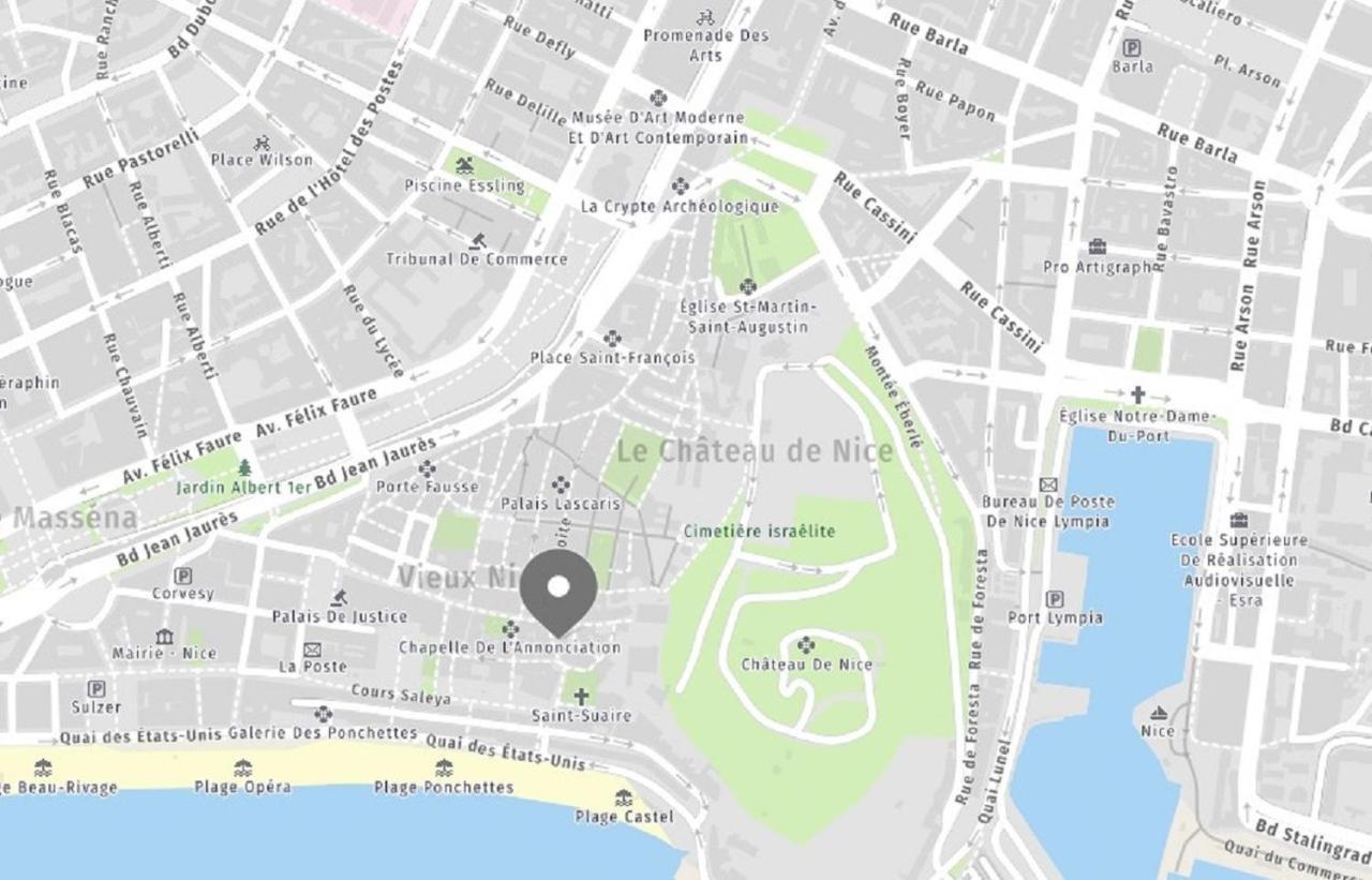 Aparthotel Riviera - Loft Gilly 1 - Old Town - 100 M Plage De La Promenade Des Anglais - Superbe Grand Studio Ac Niza Exterior foto